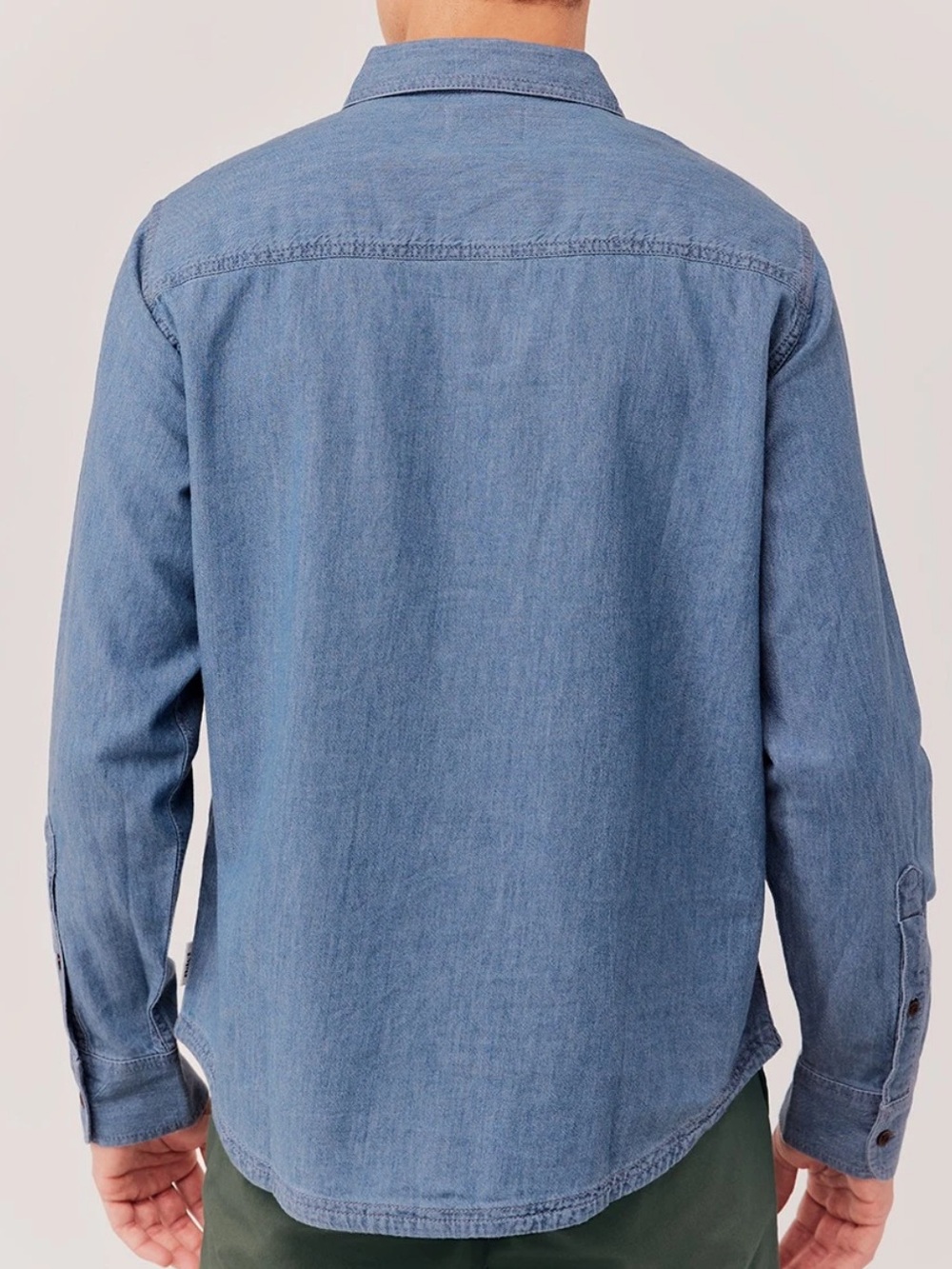 Pact organic cotton chambray ranch denim shirt - Picture 2 of 8
